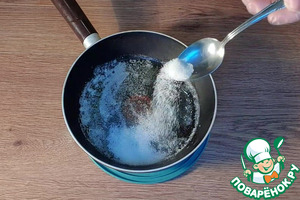 Запечённая пшённая каша с фруктами
