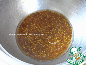 Запечёные шампиньоны в пикантной заправке