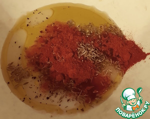 Запеканка из курицы, пасты и нута