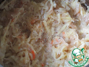 Запеканка из квашеной капусты с сыром Запеканка из квашеной капусты с сыром