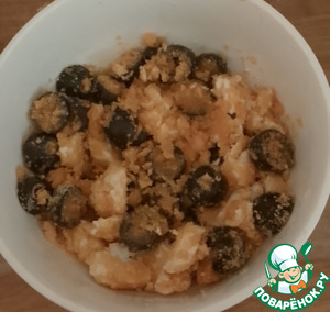 Запеканка из томатов и чечевицы