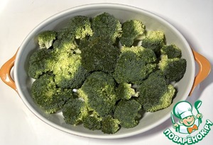 Запеканка с брокколи и творогом Запеканка с брокколи и творогом