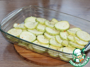 Запеканка с картофелем, кабачками, мясным фаршем Запеканка с картофелем, кабачками, мясным фаршем