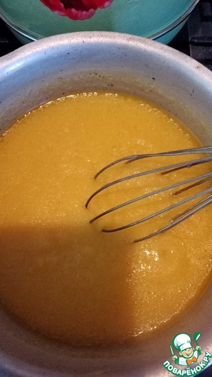 Запеканка с кукурузной полентой