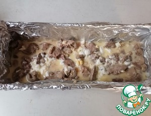 Запеканка с куриной печенью Запеканка с куриной печенью