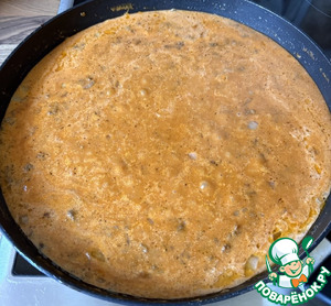 Запеканка с макаронами, фаршем и фетой