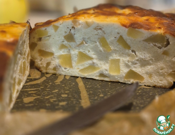 Запеканка творожная с яблоками (ПП) Запеканка творожная с яблоками (ПП)