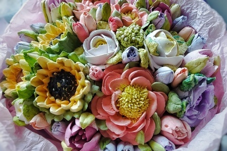 Зефирные цветы Зефирные цветы