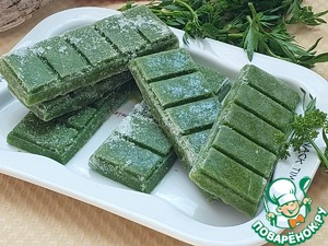 Зеленое пюре из стеблей зелени "Экономное" Зеленое пюре из стеблей зелени "Экономное"