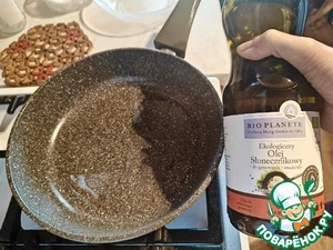 Жареная капуста с горчицей и гарлупой