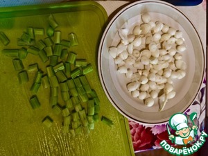 Жареная капуста с горчицей и гарлупой