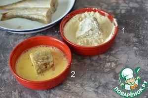 Жареная навага в муке и яйце Жареная навага в муке и яйце