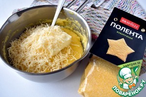 Жареная полента с овощной сальсой Жареная полента с овощной сальсой