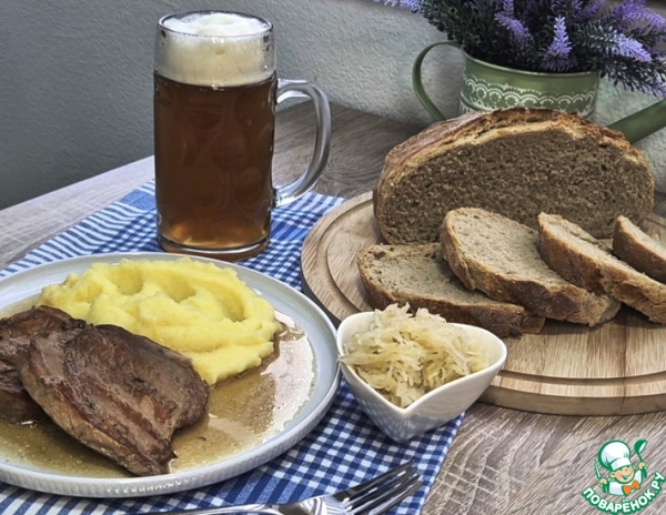 Жареная свинина по-немецки Жареная свинина по-немецки