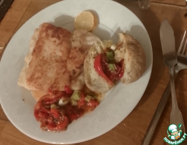 Жареная треска с эзме