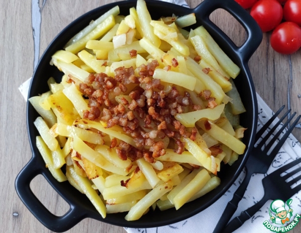 Жареный картофель по мотивам "Сарладез" Жареный картофель по мотивам "Сарладез"