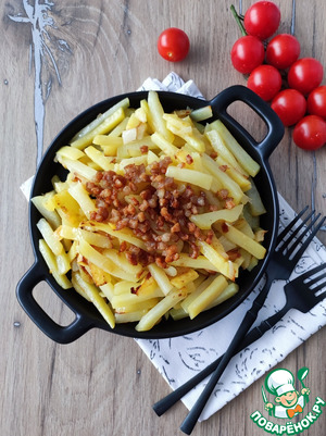 Жареный картофель по мотивам "Сарладез" Жареный картофель по мотивам "Сарладез"