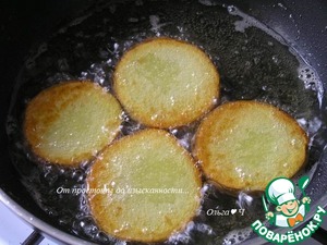 Жареный картофель с овощным рагу Жареный картофель с овощным рагу