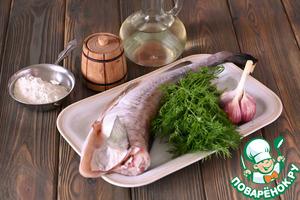 Жареный минтай с укропом и чесноком