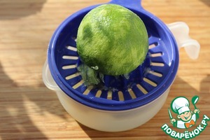 Желе и сорбет "Мохито"