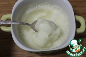 Желе и сорбет "Мохито"