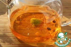 Желе и сорбет "Мохито"