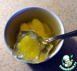 Желе "Солнечный зайчик" с ананасовым смузи